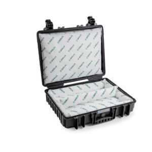 B&W Outdoor Case 6040 LI-ION Carry&Store - Spezialkoffer für Transport von Lithium Ionen Akkus - Schwarz