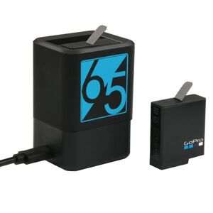 My Store Dobbelt batterioplader med USB-C / Type-C-kabel til GoPro HERO6/5