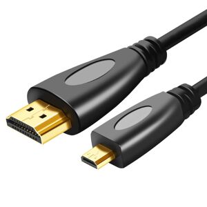 Shoppo Marte 1.5m Gold Plated 3D 1080P Micro HDMI Male to HDMI Male cable for Mobile Phone, Cameras, GoPro