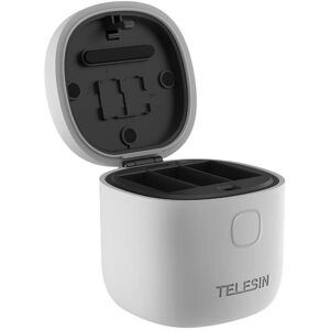 3-slot waterproof charger Allin box Telesin for GoPro Hero 12 / Hero 11 / Hero 10 / Hero 9