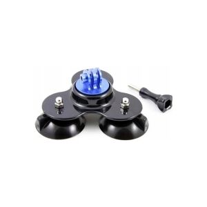Xrec 3d Holder - 3x Suction Cup For Gopro Hero 7 6 5 4 3+ 3 2 1
