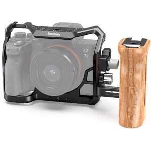 SMALLRIG 3008 Cage pour Sony A7s III + Poignee Laterale en Bois