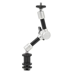 CCYLEZ Articulating Friction Arm, Universal Adjustable Camera Arm Mount 8 Inch with 1/4 Inch Screw CNC Machined for Monitor LED Flash Light Camera Cage