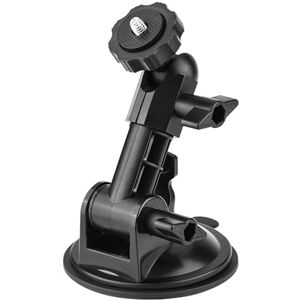 Osdhezcn Portable Vehicles Suction Cup Mount Action Cameras Adjustable Window Windshield Mount Holder 1/4 Screw Port Car Mount Kit