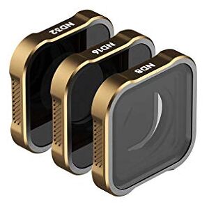 PolarPro - Shutter Collection - Filters for GoPro Hero 9, 10, 11 & 12 - 3-Pack Filter Kit - ND8, ND16, ND32 - Neutral Density Filters - Ideal for Mid-day or Bright Environments