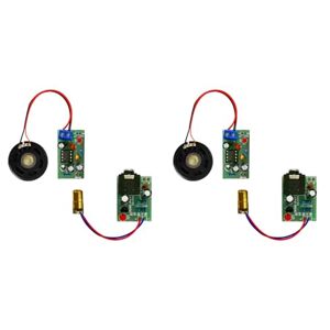 Beelooom 2X DIY Wireless Audio Transmission Kit Electronic Production DIY Electronic Teaching Experiment Accessories