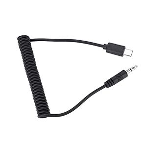 Denash RM-VPR1 Shutter Release Cable,3.5mm/2.5mm S2 Remote Switch Shutter Release Cord,Threaded Release Cable for A7Iii A9/A99 Ii A7 Ii A6500 (3.5mm-S2#02)