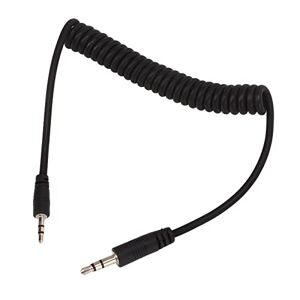 LenTLy Camera Spring Cable, 3.5mm to CB2 Wear Resistant Stable Transmission Good Compatibility Camera Shutter Release Cable Standard Jack for Connecting Camera