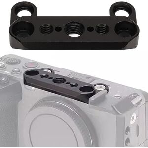 Annadue Aluminum Alloy Camera Top Plate for FX3 FX30 with Ergonomic Grip, Easy Installation Multiple Threaded Holes, Durable Design for Photography Accessories