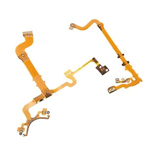 Zunate Camera Aperture Flex Cable and Anti Shake Cable FPC, 5g/0.17oz, 100% Tested, Professional Installation, Applicable for EF M 15-45mm F3.5-6.3 IS, Accurate Shape and Size