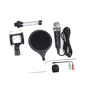 UKCOCO 1 Set Anti-spray Set of Voice Microphone Bracket Vocal Microphone Portable Microphone Karaoke Microphone Live Broadcasting Microphone Mobile Phone Holder Cell Phone Desk Stand
