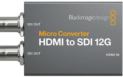 Blackmagic Micro Converter HDMI to SDI 12G with Power Supply