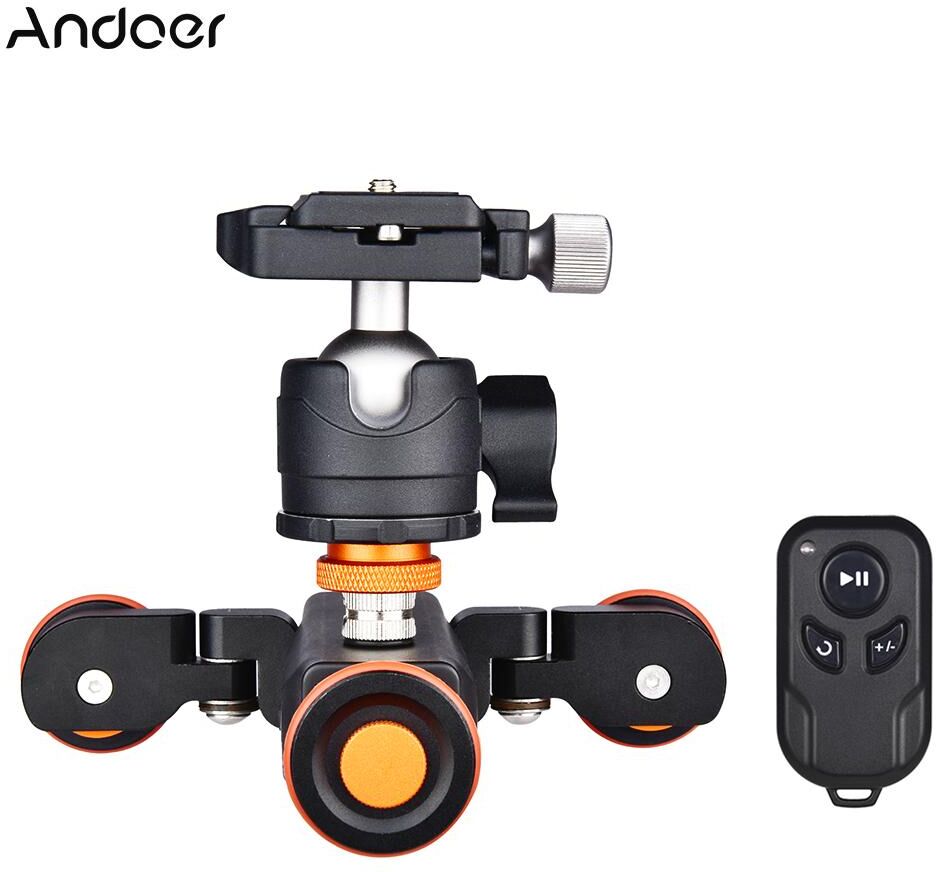 Andoer L4 PRO Wireless Motorized Camera Video Dolly for Canon Nikon Sony