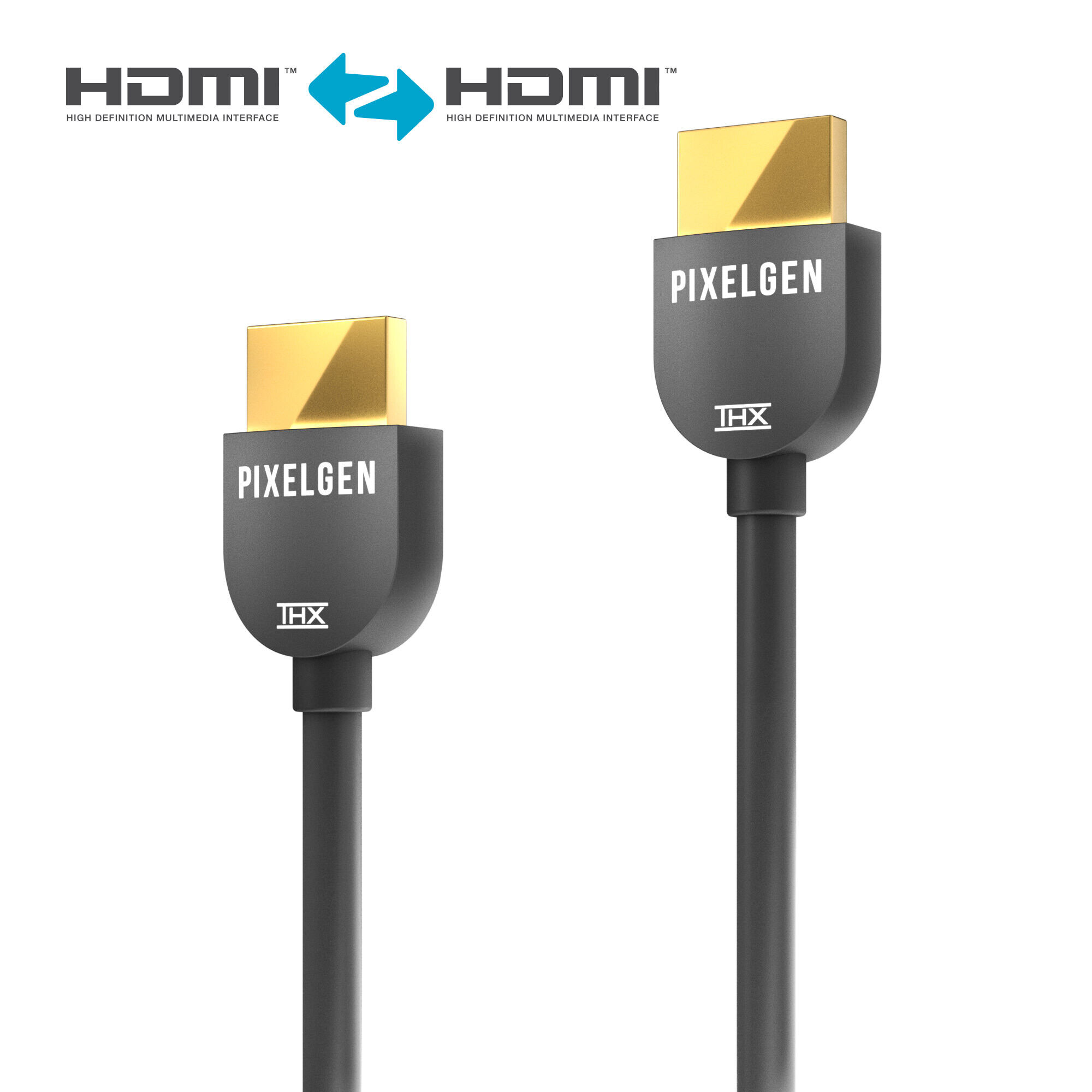 Pixelgen PXL-CBH2 - HDMI Kabel, THX zertifiziert - 2,00m