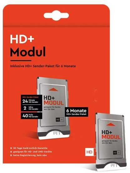 HD-Plus HD+ Modul für CI+ Schacht inkl. 6 Monate HD-Plus Sender Paket Gratis