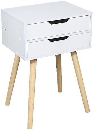 Unbranded 2 Drawers Cabinet Storage Tall Night Stand