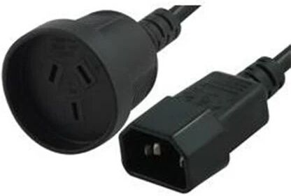 Unbranded AU To IEC 60320 C14 Power Plug Adapter