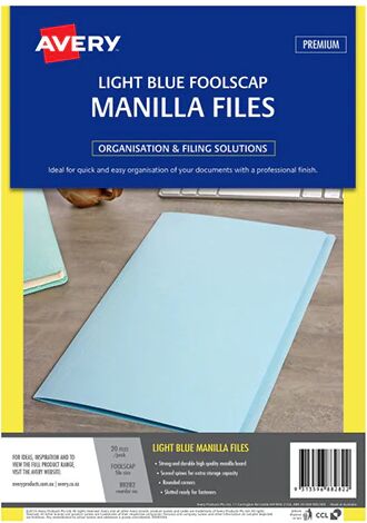 Avery Manilla Folder Foolscap Pk20