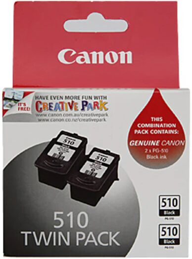 Canon PG510 Black Ink Twin Pack