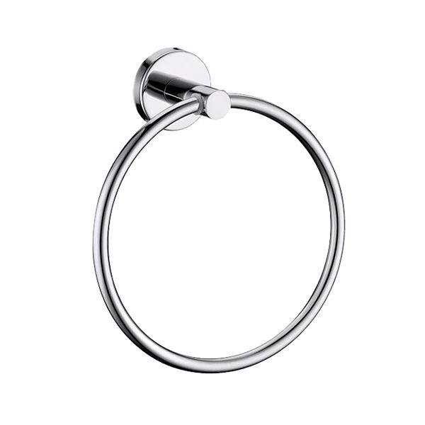 Unbranded Classic Chrome Towel Bar Rail Ring Bathroom