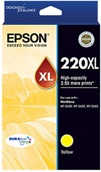 Epson 220 High Capacity HY Yellow Ink Cart