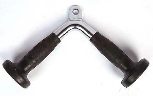 Randy & Travis Rubber-Coated Tricep Pushdown Bar Attachment