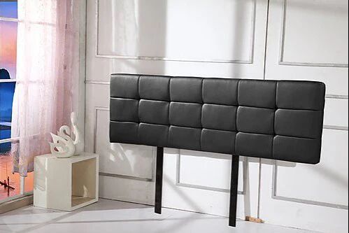 Unbranded PU Leather King Bed Deluxe Headboard Bedhead - Black