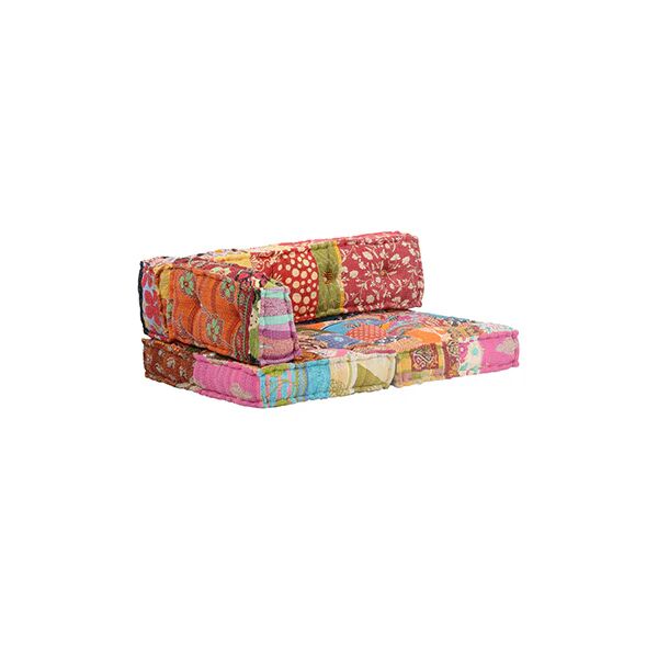 Unbranded Multicolour Pallet Sofa Cushion Fabric Patchwork
