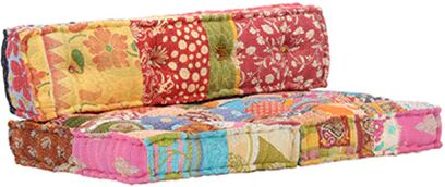 Unbranded Pallet Sofa Cushion Multicolour Fabric Patchwork