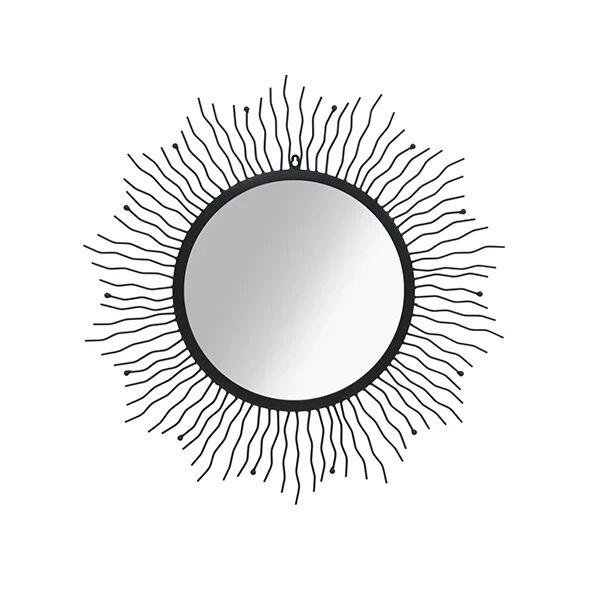 Unbranded Wall Mirror Sunburst Black