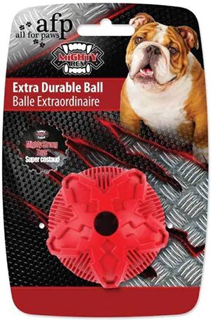 Unbranded Dog Ball Extra Durable Treats Red Rubber Fetch Chase Aggressive Chewer