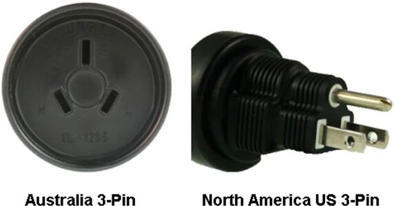 Unbranded Australia To North America US 3-Pin Power Adapter Plug