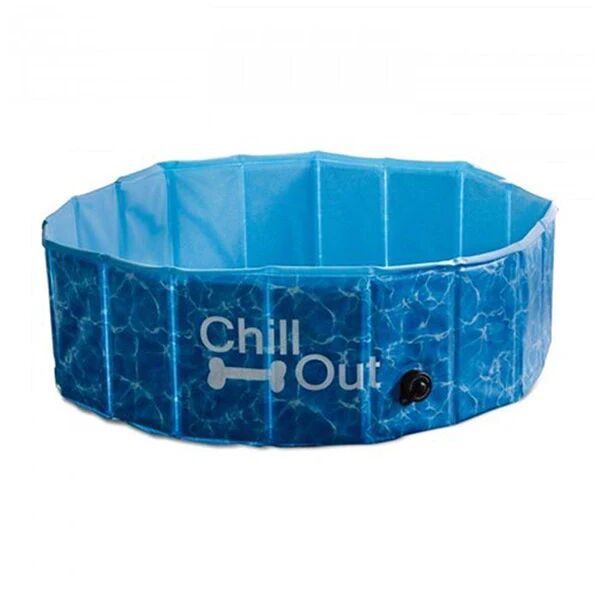 Unbranded Dog Swimming Pool Pet Chill Out Plastic Puppy Bath Splash Fun