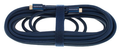 Clicktronic HDMI Casual Cable 10m Dark blue