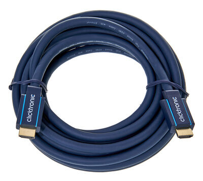 Clicktronic HDMI Casual Cable 5m Dark blue