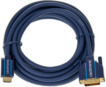 Clicktronic HDMI DVI Casual Cable 5m