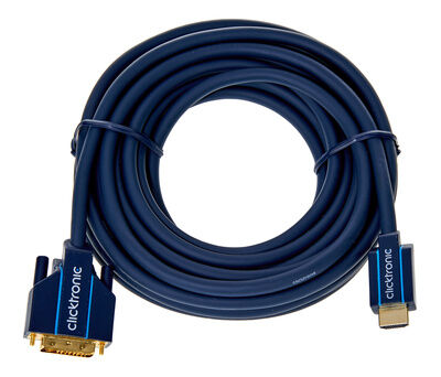 Clicktronic HDMI DVI Casual Cable 7 5m