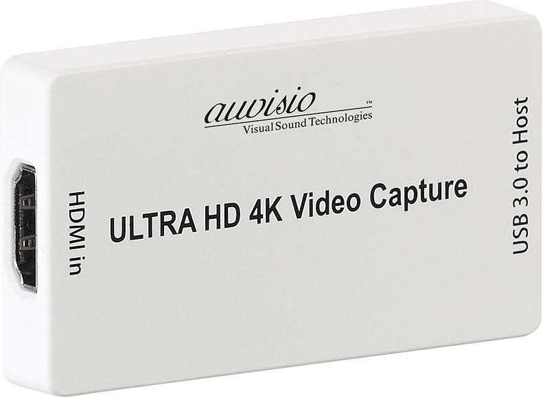 auvisio HDMI-Video-Rekorder & Streaming-Box, 4K / UHD, USB 3.0, 30 Bilder/Sek.