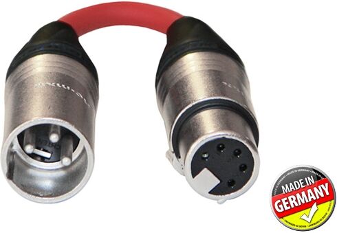 SweetPRO DMX Adapter 3-pol XLR male / 5-pol XLR female