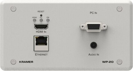 Kramer Germany Kramer WP-20/EU-80(W) Wandpanel / HDBT-Übertrager, weiß