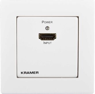 Kramer Germany Kramer WP-3H2/EU-80(W) Wandpanel / HDMI Extender, weiss