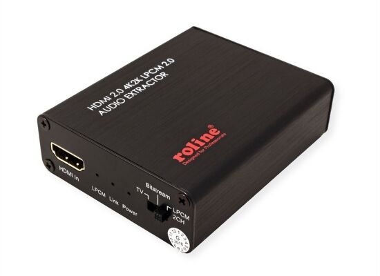 Roline HDMI 4K Audio Extraktor, LPCM 2.1