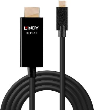 Lindy 43291 Video-Adapterkabel, 1.0m, 4K