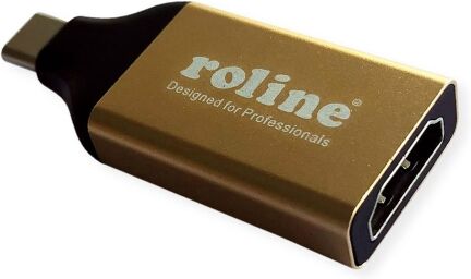 Roline Gold Display 4K Video-Adapter, USB-C male/HDMI female