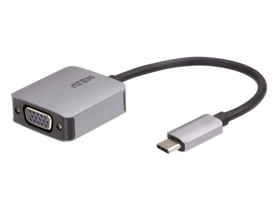 Aten UC3002A Video-Adapter, schwarz, 0.3m, USB-C male/VGA female