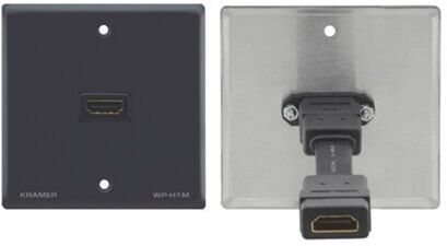 Kramer Germany Kramer WP-H1M HDMI Wandplatte, grau