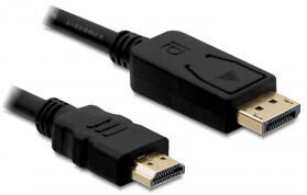 DeLock 82435 - Kabel Displayport Stecker > HDMI Stecker 3m