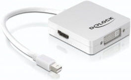 DeLock 61768 - Adapter Displayport mini > Displayport / HDMI / DVI 29pin