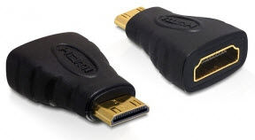 DeLock 65244 - Adapter High Speed HDMI C Stecker > A Buchse