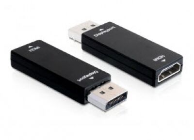 DeLock 65258 - Adapter Displayport Stecker > HDMI Buchse